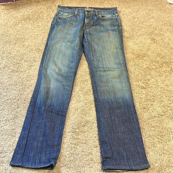 7 For All Mankind Bootcut jeans size 29 Distressed - Picture 1 of 6